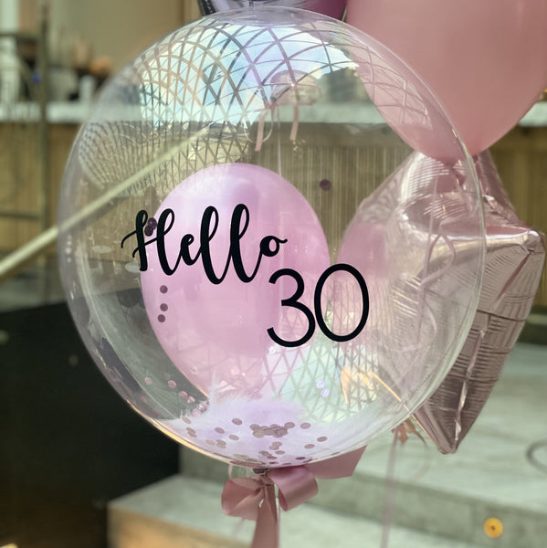 Ballonpost - Confetti Bubble Hello 30